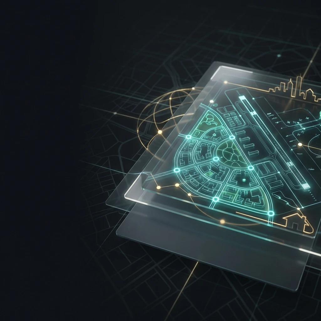 Aerial view of Mopa Airport commercial zone development